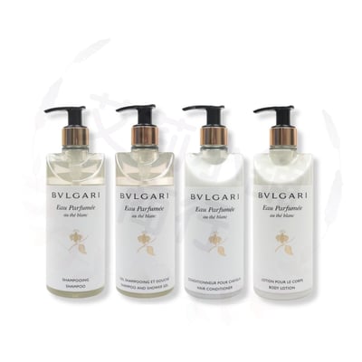 Bvlgari White Tea Shampoo & Conditioner & Body Lotion & Shower Gel 300ml 白茶洗髮精、護髮素、身體乳、沐浴露1