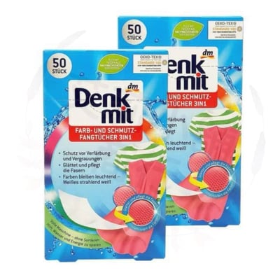 Denkmit Farb & Schmutzfangtücher, 50 St 護色洗衣紙1