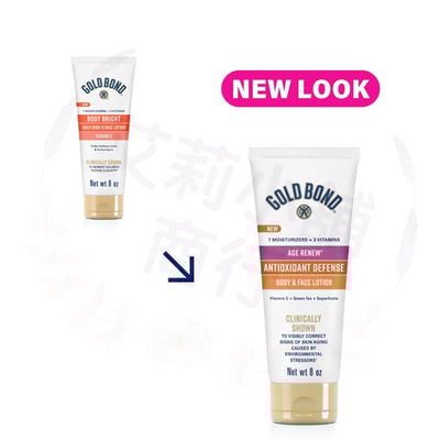 Gold Bond Age Renew Antioxidant Defense Body & Face Lotion 226g 維他命C抗氧化身體及臉部乳液2
