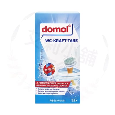 domol WC-Kraft Tabs 16 Tabs 馬桶去垢錠1