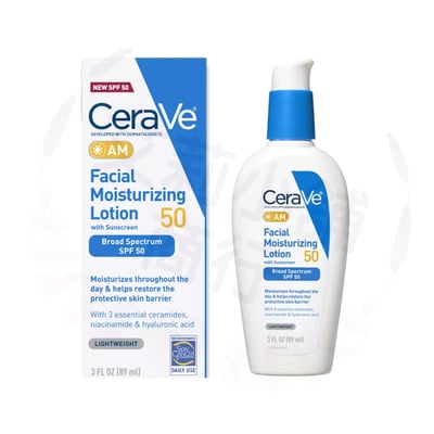 Cerave AM Facial Moisturizing Lotion SPF 50 89ml 日間臉部防曬保濕乳液1