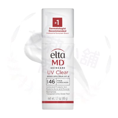 EltaMD UV Clear Broad-Spectrum SPF 46 48g 臉部透明無色物理防曬乳1