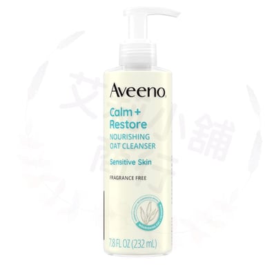 Aveeno Calm + Restore Gentle Nourishing Oat Face Cleanser 232ml 舒緩修復溫和滋養燕麥潔面乳1