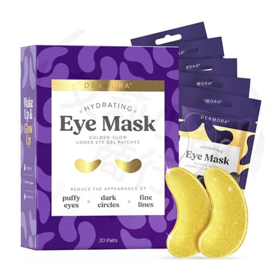 Dermora 24K Gold Under Eye Mask 20 Pairs 黃金眼膜1