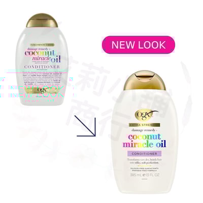 OGX Damage Remedy + Coconut Miracle Oil Shampoo /  Conditioner 385ml 受損髮質椰子奇蹟油（洗髮乳/潤髮乳）5