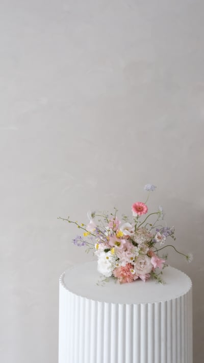 鮮花花藝課程-蛋糕花1