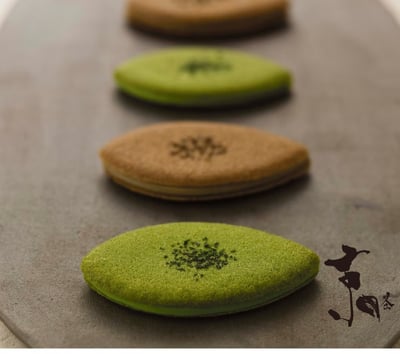 京茶巧克力葉子薄餅-おたべOTABE1