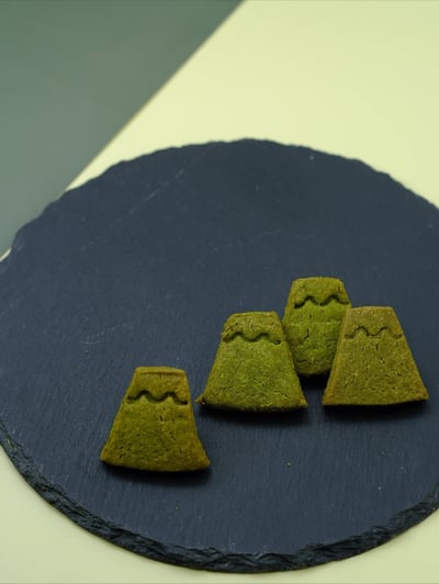 抹茶富士山-無麩質曲奇3