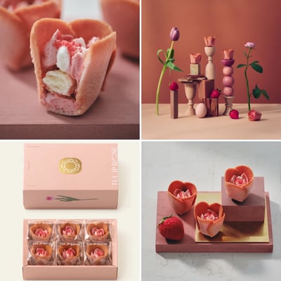 預購-TOKYO TULIP ROSE鬱金香玫瑰花朵餅乾2