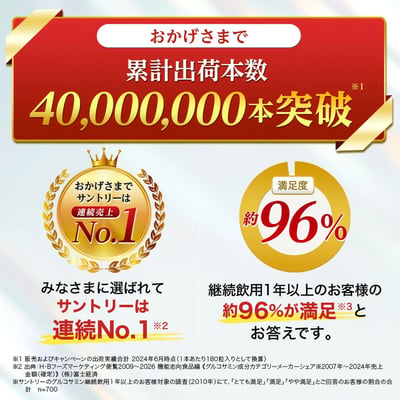 預購-Suntory固力伸【葡萄糖胺+鯊魚軟骨】360粒(60日)-換新裝5
