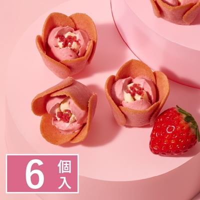 預購-TOKYO TULIP ROSE鬱金香玫瑰花朵餅乾1
