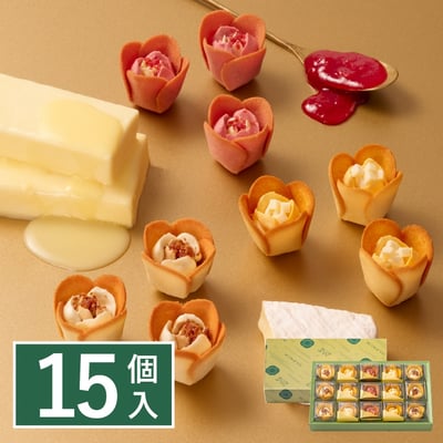 預購-TOKYO TULIP ROSE鬱金香玫瑰花朵餅乾12