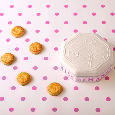 預購-資生堂花樁餅～象牙白鐵盒3