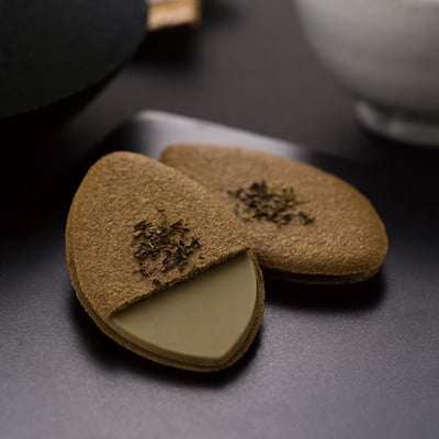 京茶巧克力葉子薄餅-おたべOTABE3