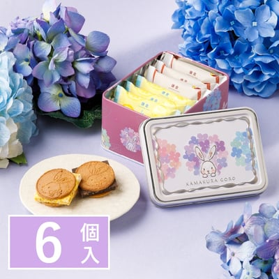 鎌倉滿月繡球花月兔罐-期間限定1