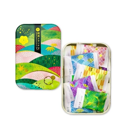 抹茶巧克力脆鐵盒-おたべOTABE2