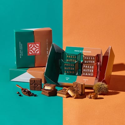 預購-PRESS BUTTER SAND PBS焦糖夾心餅19