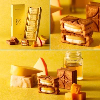 預購-PRESS BUTTER SAND PBS焦糖夾心餅20