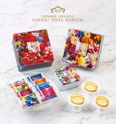 預購-蜷川実花花朵鐵盒～法式吐司脆餅GateauFesta-Harada1