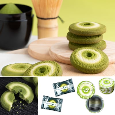 抹茶奶油酥餅-おたべOTABE1