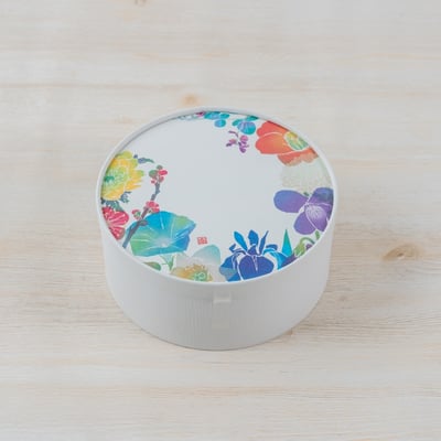 銀座曙光仙貝～二十四節花圓盒5