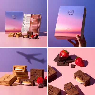 預購-PRESS BUTTER SAND PBS焦糖夾心餅5