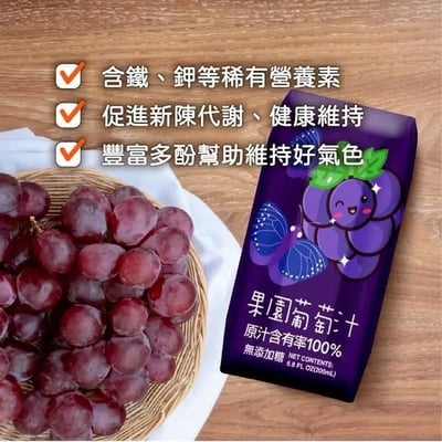 臺北市立動物園 ×100%果園蘋果汁/葡萄汁6