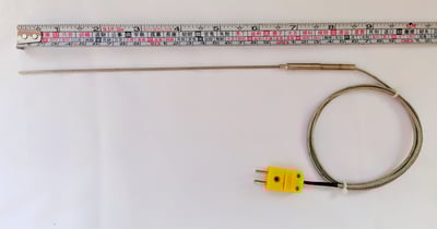 不銹鋼可彎折K-type電子測溫棒(不含儀表)1