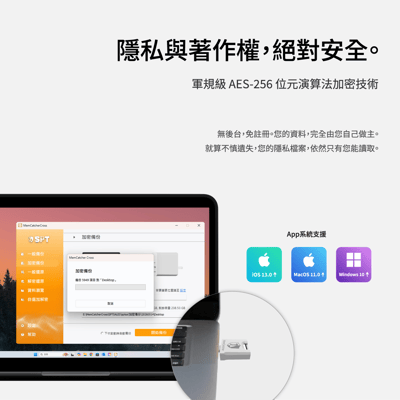回憶捕手 Link A款－電腦/iPhone蘋果 加密備份豆腐頭6