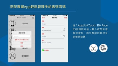 iSecure Master－USB指紋加密備份 金鑰隨身碟＋iSecure Adapter－加密備份讀卡機15