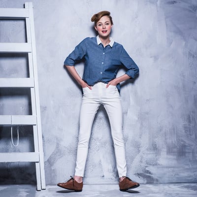 karine(MIT台灣製)全真皮綁帶內增高牛津鞋-藍樹蛙7