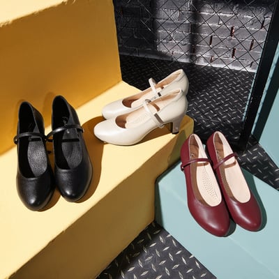 karine(MIT台灣製)全真皮兩穿式繫帶高跟鞋-米色8