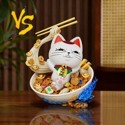 【預購】膽大黨 家居系列22 招財吃麵 X VS模玩6