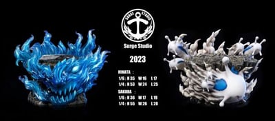 【現貨秒發】火影忍者 門神系列 喜歡鳴人的和鳴人喜歡的 日向雛田 X 巨浪模玩6