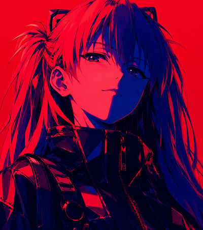 【預購】Eva新世紀福音戰士《賽博明日香》動漫裝飾畫 X H2工作室4