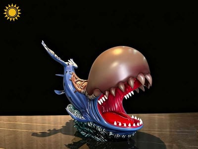 【預購】數碼寶貝 巨鯨獸 X 太陽模玩4