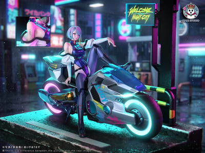 【售罄展示追加請私訊客服@toystationtw】電馭叛客：邊緣行者 第二彈 Lucy&草稚·刃村正 X 哈尼工作室3