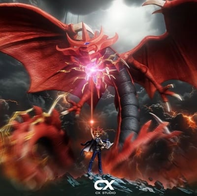 【現貨秒發】遊戲王 天空龍 X CX-Studio1