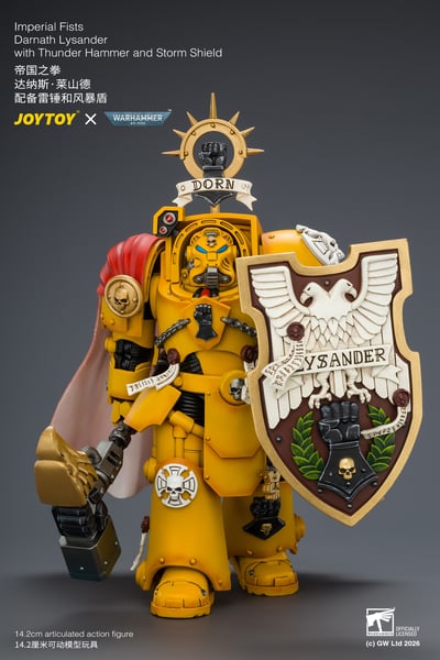 【預購】帝國之拳 戰錘40k系列 JT04896 達納斯·萊山德 X JOYTOY12