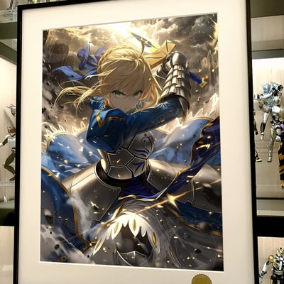 【預購】Fate《突擊saber》動漫裝飾畫 X 星空工作室1