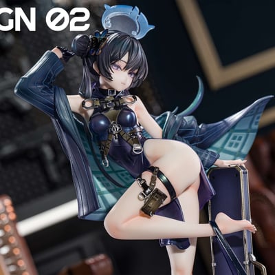 【預購】蔚藍檔案 龍華妃咲 銃槍ver. X ACGN 021