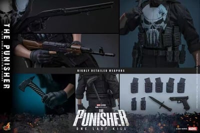 【預購】Marvel漫威《制裁者：最後一擊》可動人偶 TMS190 - 懲罰者 X HOTTOYS(HT)3