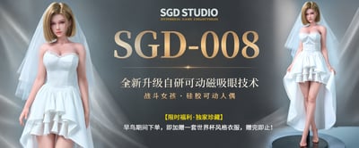 【預購】戰鬥女孩·矽膠可動人偶 SGD-008 X SGD-Studio2