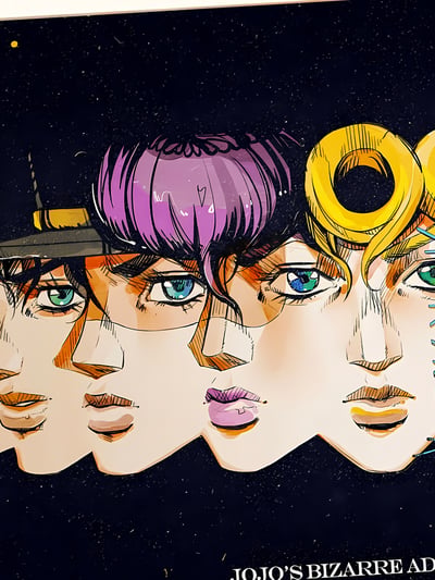 【預購】JOJO的奇妙冒險《九喬》動漫裝飾畫 X 星空工作室4