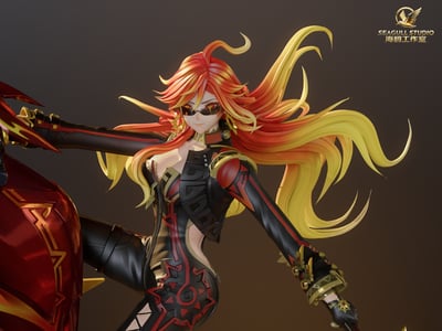 【預購】原神 場景雕像第一彈 火神瑪薇卡 X SEAGULL海鷗10