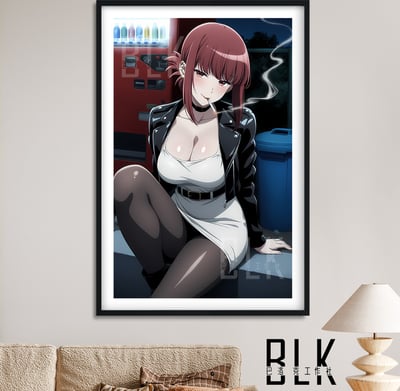 【預購】在超市後門吸煙的二人《皮衣山田小姐》動漫裝飾畫&冰箱貼 X 巴洛克工作室1