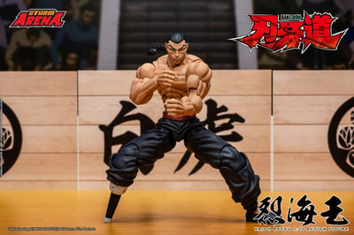 【預購】刃牙系列 烈海王 可動人偶 BHSA05 X Storm Collectibles6