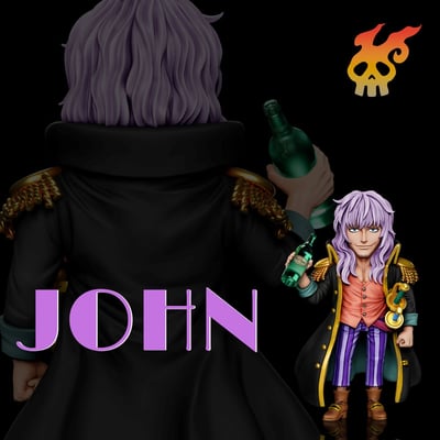 【預購】海賊王 洛克斯海賊團第八彈 約翰船長 X A+研究所1