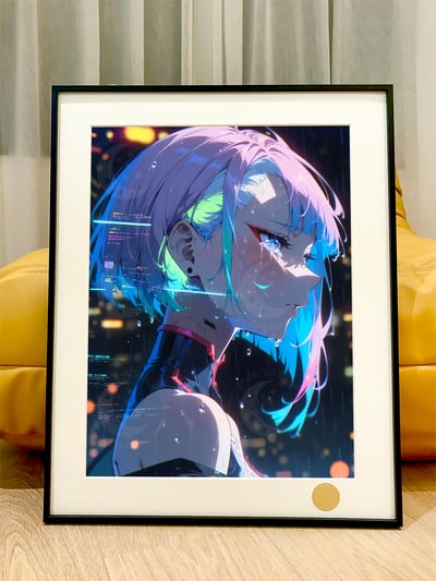 【預購】賽博朋克邊緣行者《露西之淚》動漫裝飾畫 X 星空工作室3