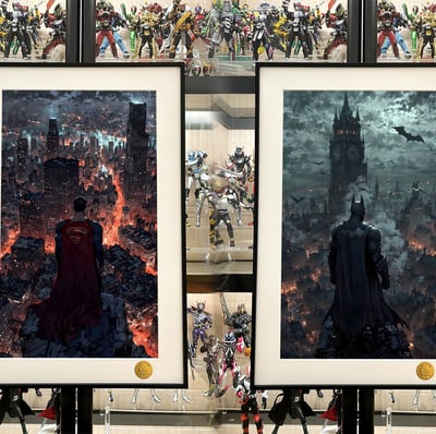 【預購】DC《Superman&蝙蝠俠》裝飾畫 X 星空工作室1